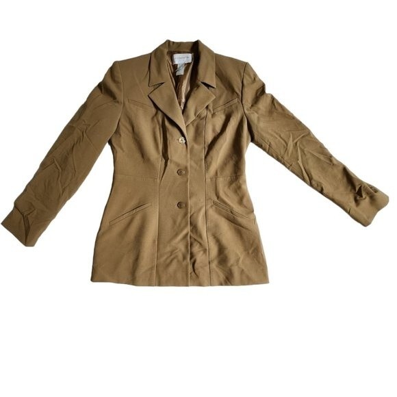 Liz Claiborne Suits lined collared blazer jacket sz 6 - Picture 1 of 13